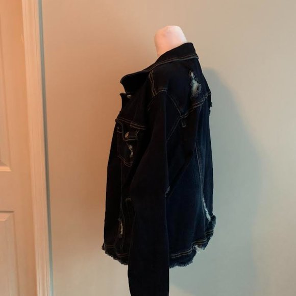 Distressed, Jean Jacket - Picture 2 of 6